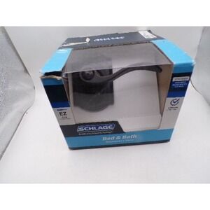 Schlage Bed Bath Privacy Door Accent Lever Aged Bronze EZ Install Interior